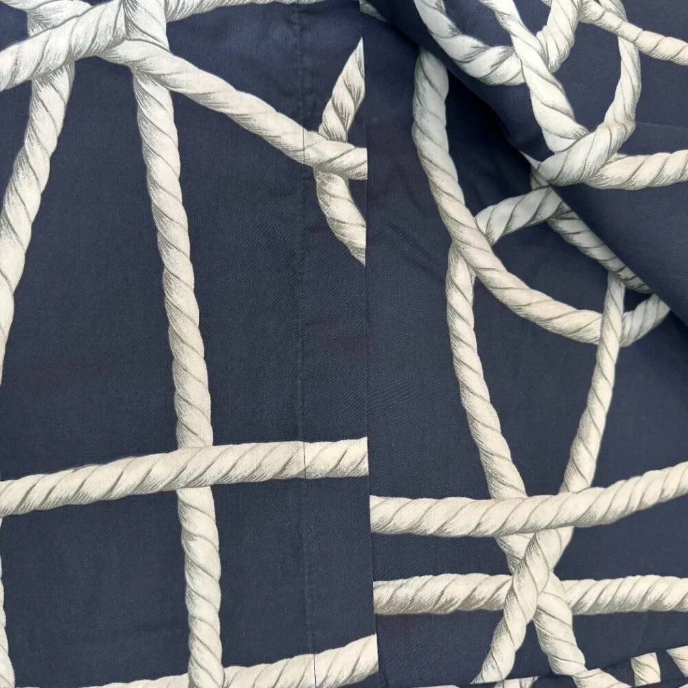 Nautical! Williams Sonoma Home Rope King Duvet Cover & Euro Sham